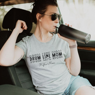 Drum Line Marching Band Mama individuell einstellb T-Shirt