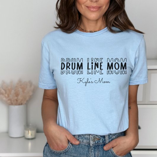 Drum Line Marching Band Mama individuell einstellb T-Shirt