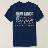 Drum Major Class of 2023 Senior Marching Band T-Shirt (Design vorne)