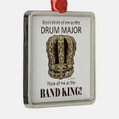 Drum Major King Ornament Aus Metall (Rechts)