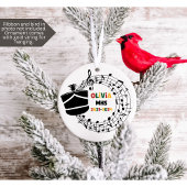 Drum Major Marching Band Weihnachtsdekoration Keramik Ornament