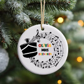 Drum Major Marching Band Weihnachtsdekoration Keramik Ornament