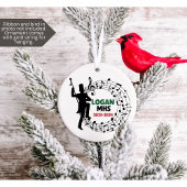 Drum Major Marching Band Weihnachtsdekoration Keramik Ornament