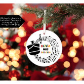 Drum Major Marching Band Weihnachtsdekoration Keramik Ornament