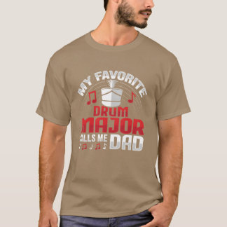 Drum Major nennt mich Papa-Design für eine Drum Ma T-Shirt