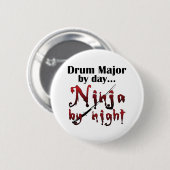 Drum Major Ninja Button (Vorne & Hinten)