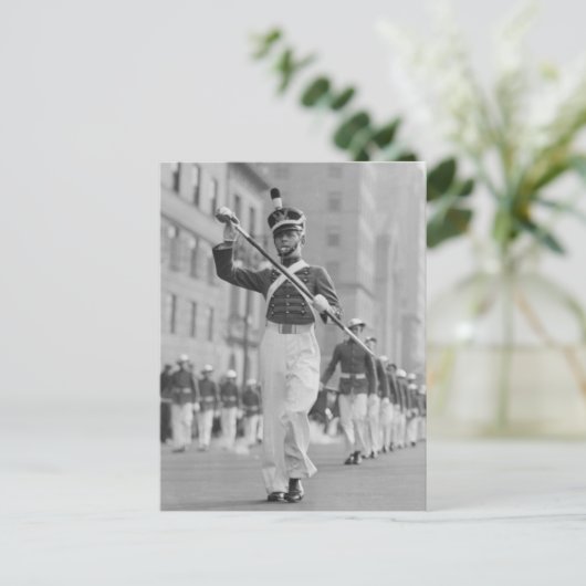 Drum Major Postkarte (Stehend Vorderseite)