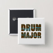 Drum Major-Schriftart Button (Vorne & Hinten)