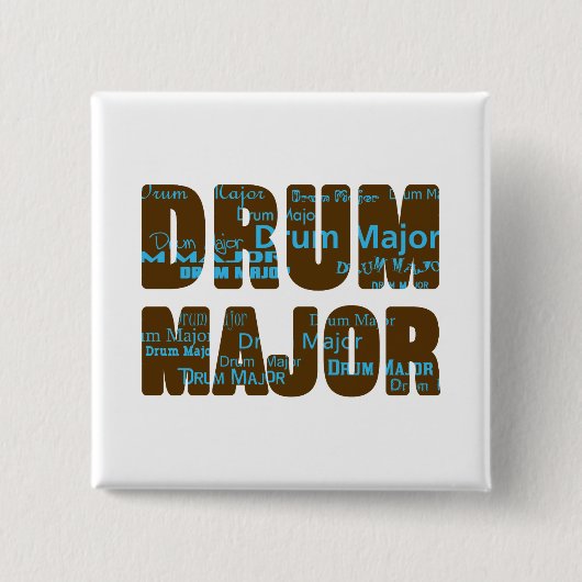 Drum Major-Schriftart Button (Vorderseite)