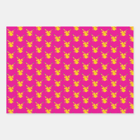 Drum Master Drums Geschenkpapier Set (Vorderseite 3)