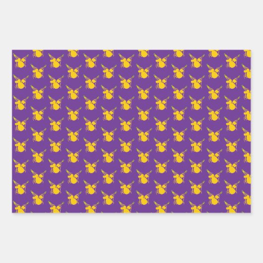 Drum Master Drums Geschenkpapier Set (Vorderseite 2)