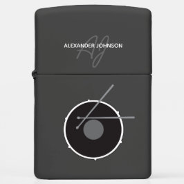 Drum Modern Mit Monogramm