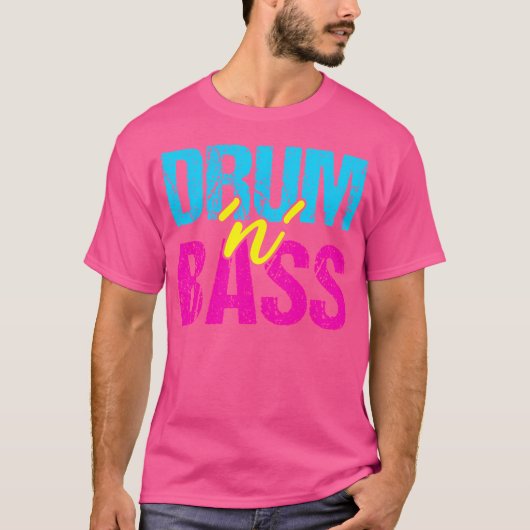 Drum N Bass - Edm Rave Stylish Dj Raver T-Shirt (Vorderseite)
