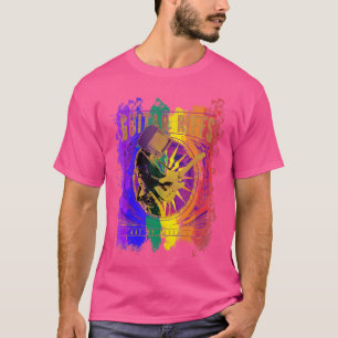 Drum N Bass Hardcore Gabber Devil Satan Techno Fre T-Shirt