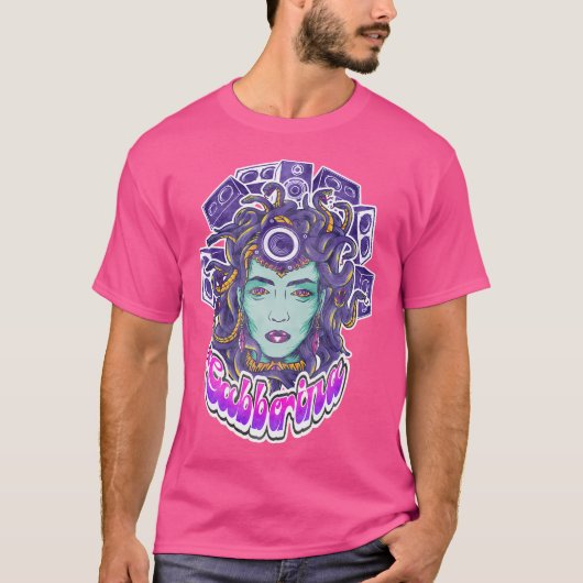 Drum N Bass Hardstyle Frenchcore Gabber Devil Goa T-Shirt (Vorderseite)