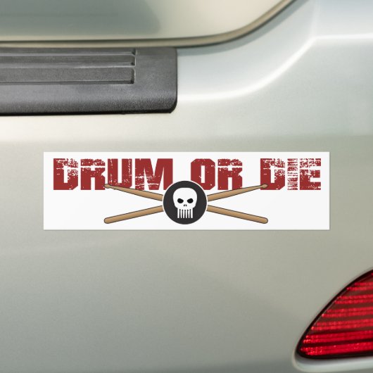 Drum oder Die Hardcore Drummer Autoaufkleber (Auf Auto)