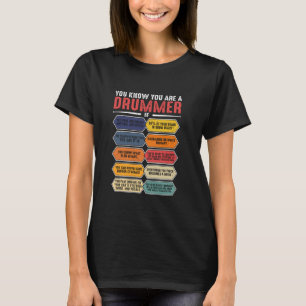 Drum Player Schlagzeug Funny Sie wissen, Sie sind T-Shirt
