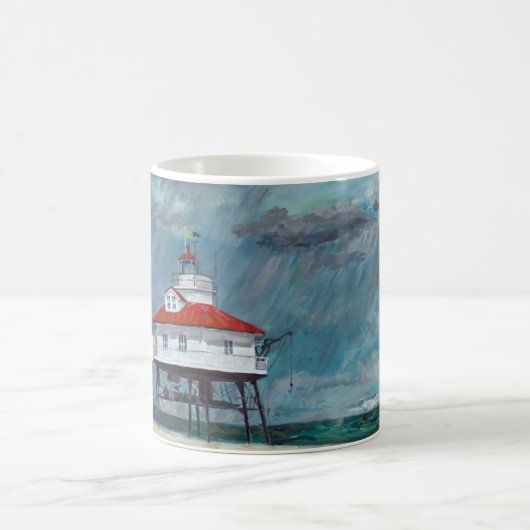 Drum Point Leuchtturm Kaffeetasse (Mittel)