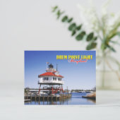 Drum Point Leuchtturm, Maryland Postkarte (Stehend Vorderseite)