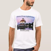 Drum Point Lighthouse, Maryland T - Shirt (Vorderseite)