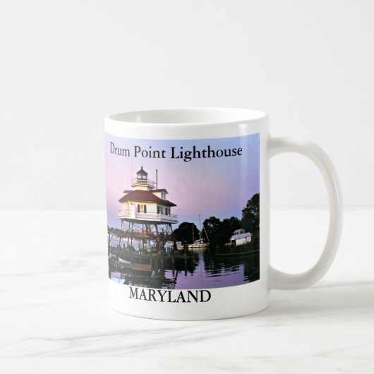 Drum Point Lighthouse, Maryland Tasse (Rechts)
