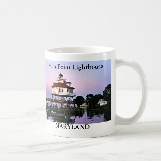 Drum Point Lighthouse, Maryland Tasse (Rechts)
