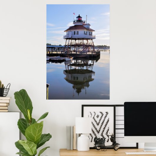 Drum Point Lighthouse Poster (Heimbüro)