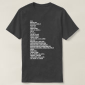 Drum Rudiments Drummer RRLL T-Shirt (Design vorne)