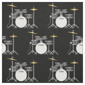 Drum Set Band Musical Musical Room Decke Stoff (Muster)