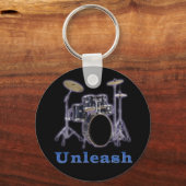 Drum Set Designs Schlüsselanhänger (Vorderseite)