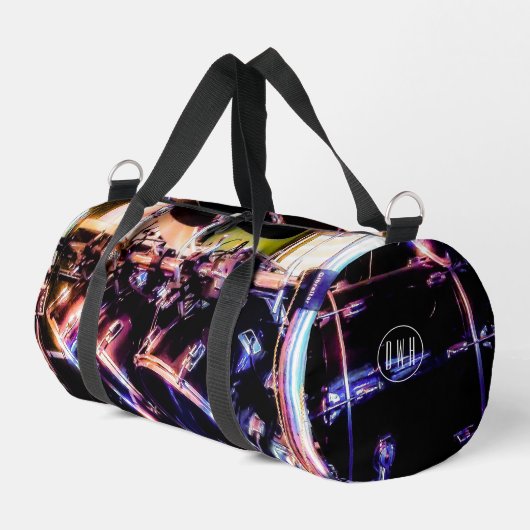 Drum Set Druckknopf Nähtasche Duffle Bag (Linke Seite)