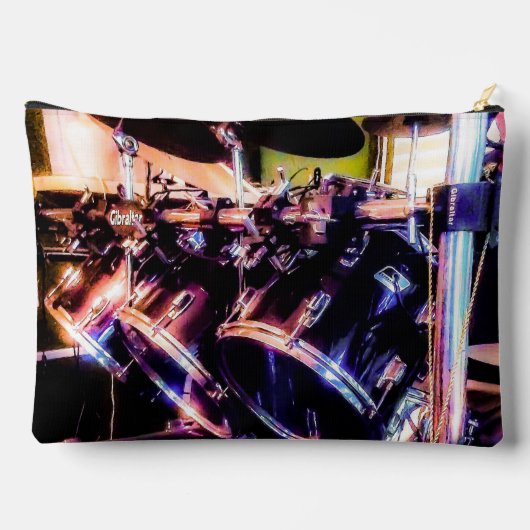 Drum Set Druckknopf Nähtasche Zubehörtasche (Rückseite)