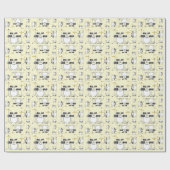 Drum Set Drummer Band Lehrer Musiker Geschenkpapier (Flach)