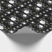 Drum Set Drummer Band Lehrer Musiker Geschenkpapier (Ecke)