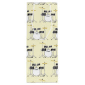 Drum Set Drummer Band Lehrer Musiker Geschenktüte Für Weinflaschen (Rückseite)