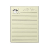 Drum Set Drummer Band Lehrer Musiker Notizblock (Rotiert)