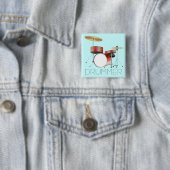 Drum Set Drummer Button (Beispiel)
