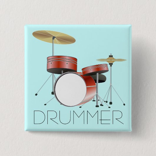 Drum Set Drummer Button (Vorderseite)