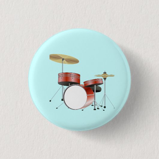 Drum Set Drummer Button (Vorderseite)