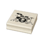 Drum Set Drummer Gummistempel (Stempel)