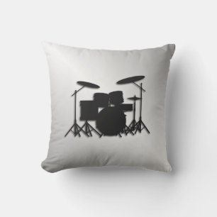 Drum Set Music Design Kissen