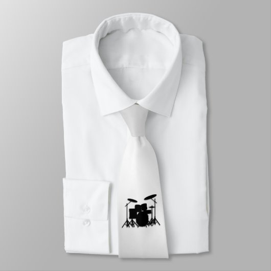 Drum Set Music Design Krawatte (Gebunden)
