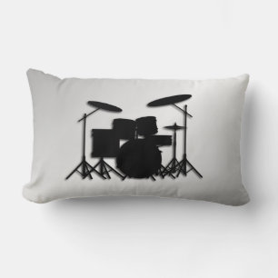 Drum Set Music Design Lendenkissen