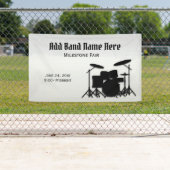 Drum Set Music Design Night Out Werbung Banner (Insitu)