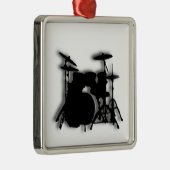 Drum Set Music Design Ornament Aus Metall (Rechts)