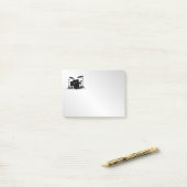 Drum Set Music Design Post-it Klebezettel (Auf Schreibtisch)