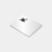 Drum Set Music Design Post-it Klebezettel (angewinkelt)