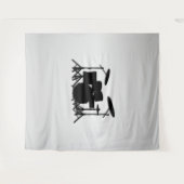 Drum Set Music Design Wandteppich (Vorderseite (Horizontal))