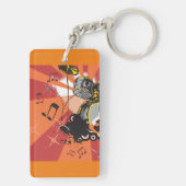 Drum Set Music Schlüsselanhänger (Rückseite)