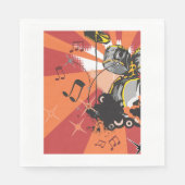Drum Set Music Serviette (Vorderseite)